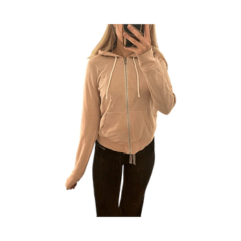 Vaaleanpunainen huppari