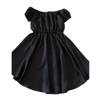Musta off shoulder -mekko XS – juhla / bile / elegantti