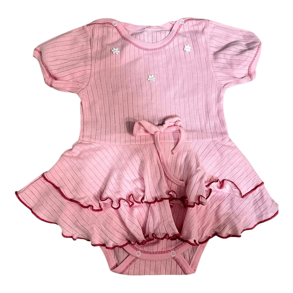 Pink baby bodysuit dress