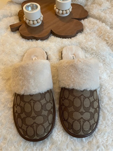 Coach Zena Signature Slippers Khaki EUR 40,5