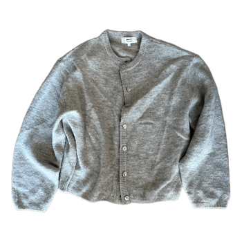 Grey buttoned cardigan