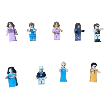 Lego minifiguurien kokoelma