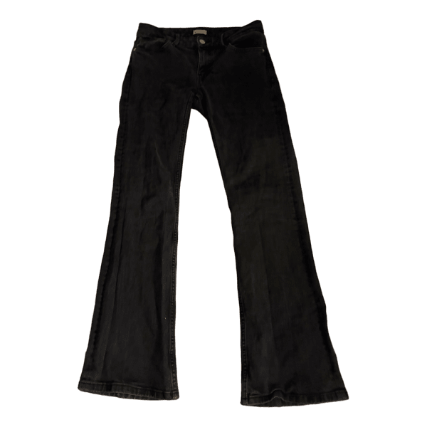 Mustat bootcut farkut