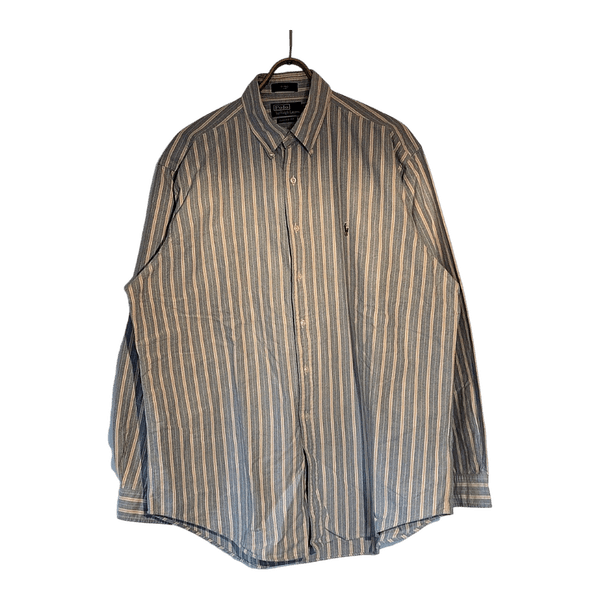 👔 Polo Ralph Lauren Striped Button-Up Shirt – Classic Fit (Size XL)