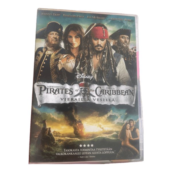 Disney Pirates of the Caribbean: Vierailla vesillä DVD-elokuva
