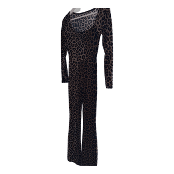 Leopard print jumpsuit