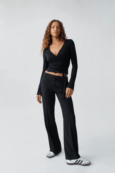Relaxed Bootcut Trousers