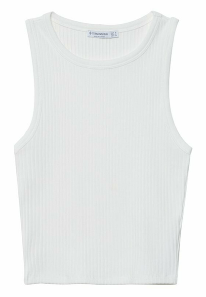 White racer top