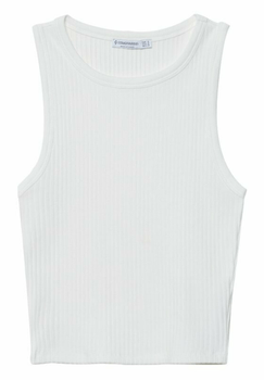 White racer top