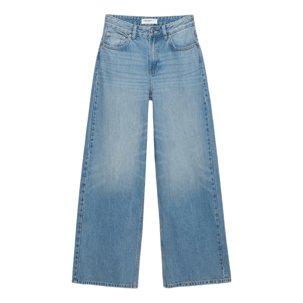 Lyseblå wide leg jeans