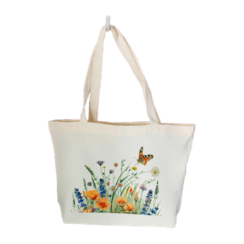 Floral tote bag - tote kassi