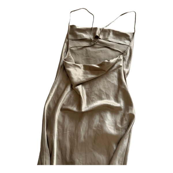 Open back dress