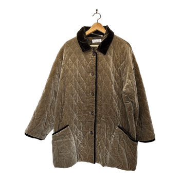 Vintage Susanne von Dörnberg quilted velvet jacket