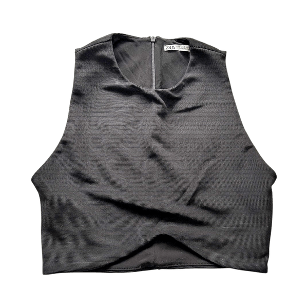 Black crop top