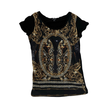 Baroque print t-shirt