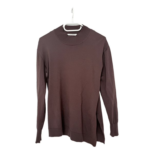 Brown lyocell sweater