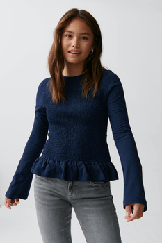 Smock long sleeve top