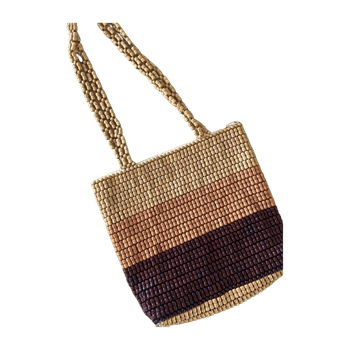 Bamboo shoulder bag