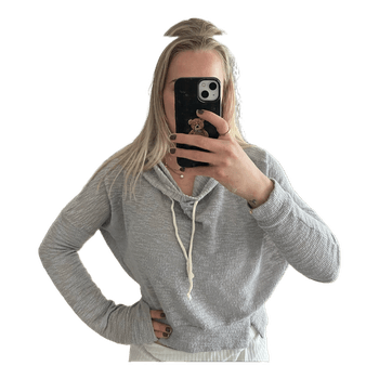 Harmaa kevyt huppari Hollister