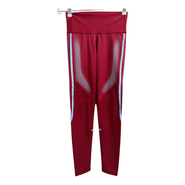 Red Adidas sports leggings