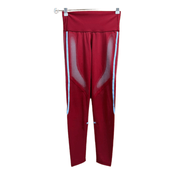 Red Adidas sports leggings