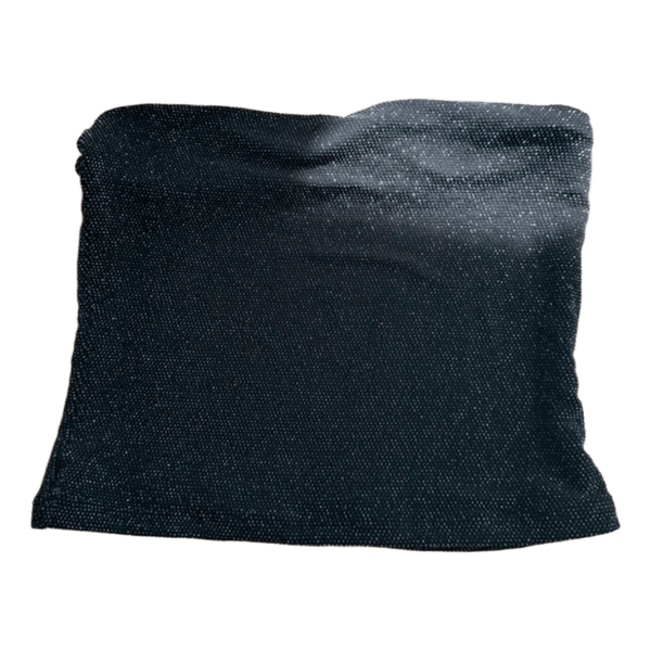 Sort glimmer tubetop