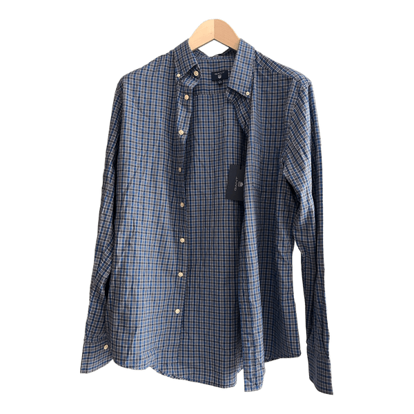 Gant blue checkered shirt