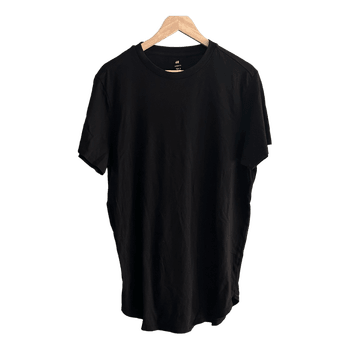 Black H&M long t-shirt
