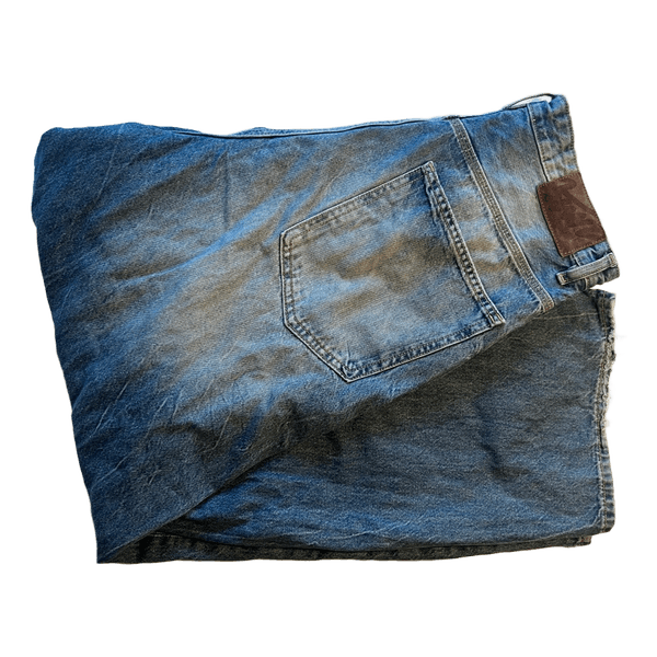 Blå super baggy jeans