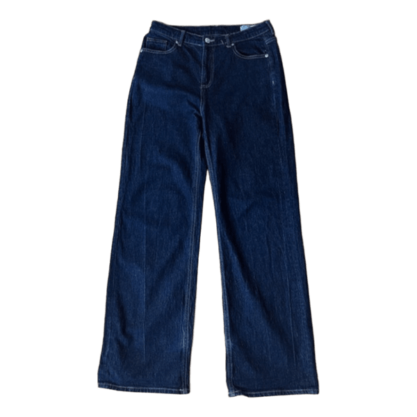 Blå denim jeans