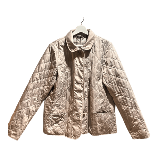 Cream quilted jacket