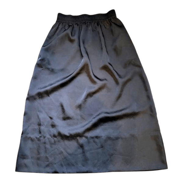 Black midi skirt