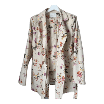 Floral blazer and trousers