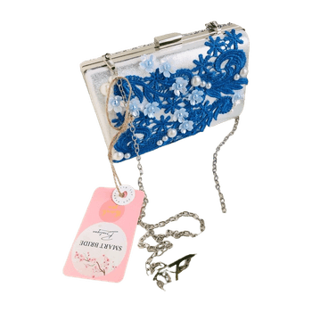 Glitter-laukku sininen bag