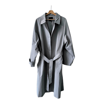 Grey trench coat
