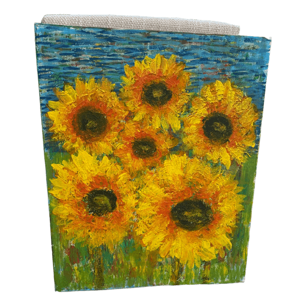 Sunflower oil painting