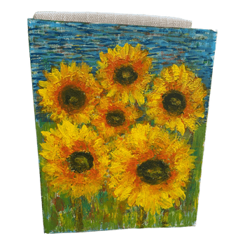 Sunflower oil painting