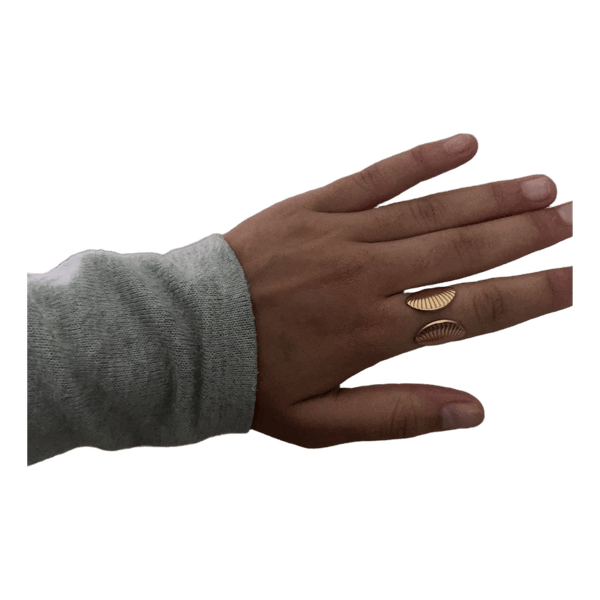 Fin guld ring