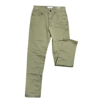Khaki stretch trousers
