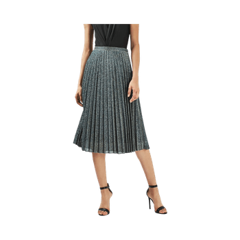 Pleated midi skirt