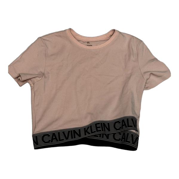 Pink cropped t-shirt