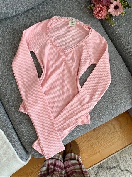 Baby pink long sleeve