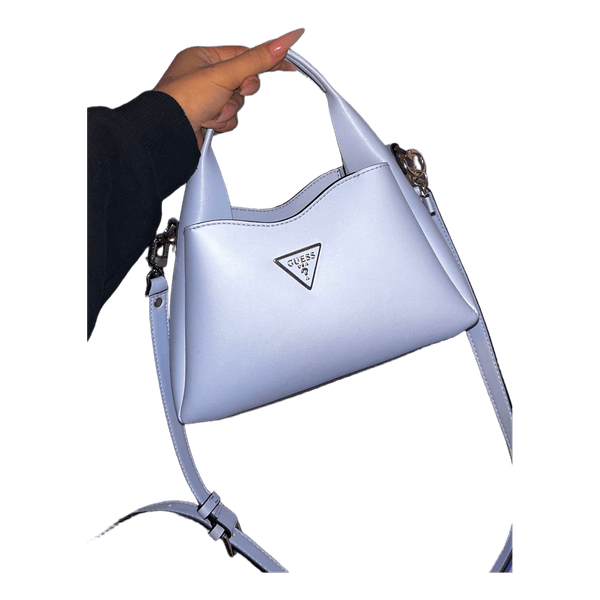 sky blue solid sling guess bag