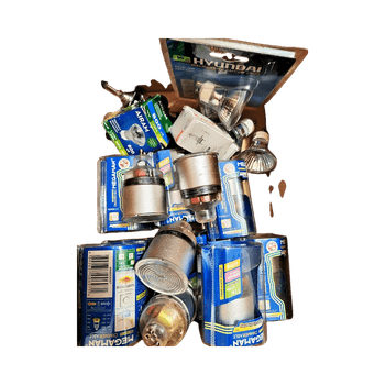 Variety of halogen light bulbs