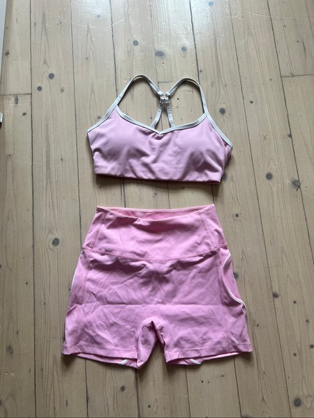 Pink gym set