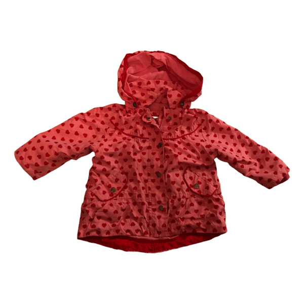 Pink hjerte jakke