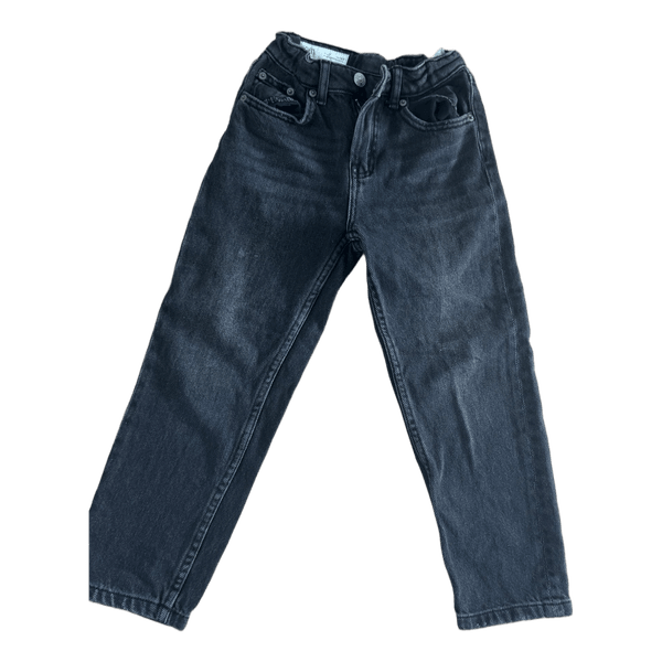 Black denim jeans