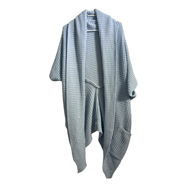 Light blue knit cardigan