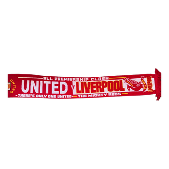 United vs Liverpool scarf