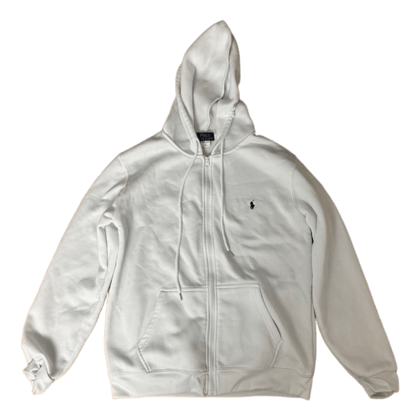 Hvid Polo Ralph Lauren hættetrøje